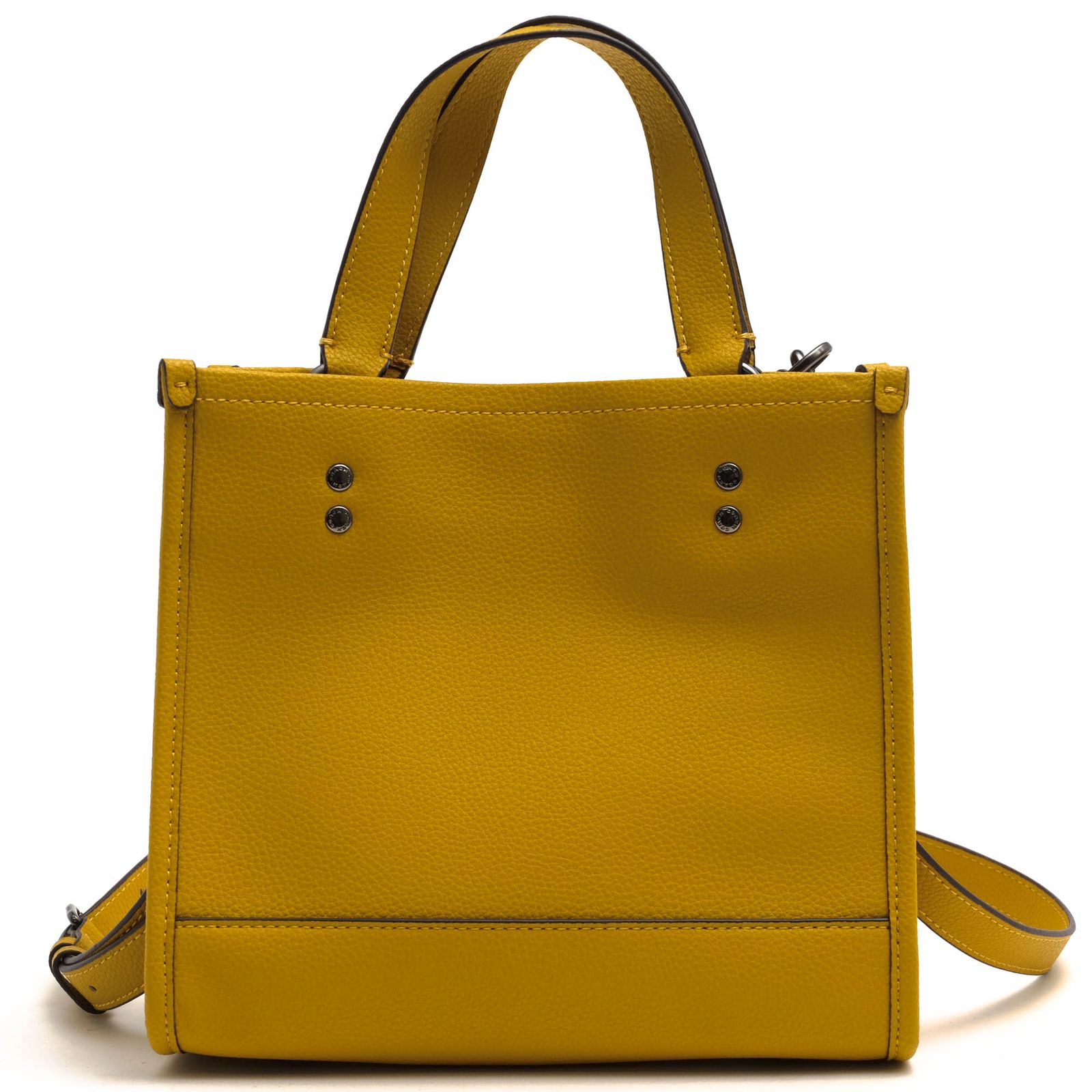 コーチ COACH バッグ トートバッグ 鞄 ハンドバッグ レディース 女性 女性用 レザー 革 本革 イエロー 黄 CE918 DEMPSEY TOTE 22 WITH SNOOPY PRESENT MOTIF デンプシー トート 22 スヌーピー プレゼ