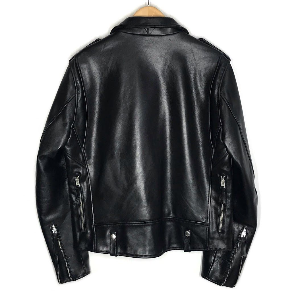 倉吉店 STARKE HAUT|スタークハウツ ダブルライダース レザージャケット レザー ブラック サイズ L 93