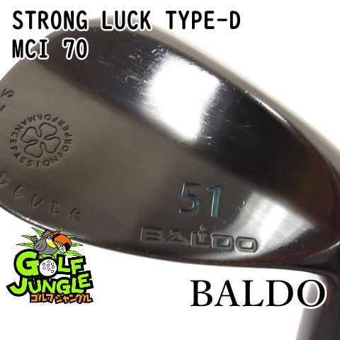 ウェッジ バルド STRONG LUCK TYPE-D MCI 70 S 51 ウエッジ 地クラブ カスタム カーボンシャフト メンズ 右 9492