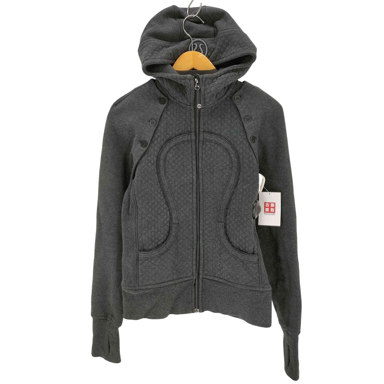 ルルレモン lululemon SPECIAL EDITION ドッキングショルダーサイドリブパーカー レディース US 6