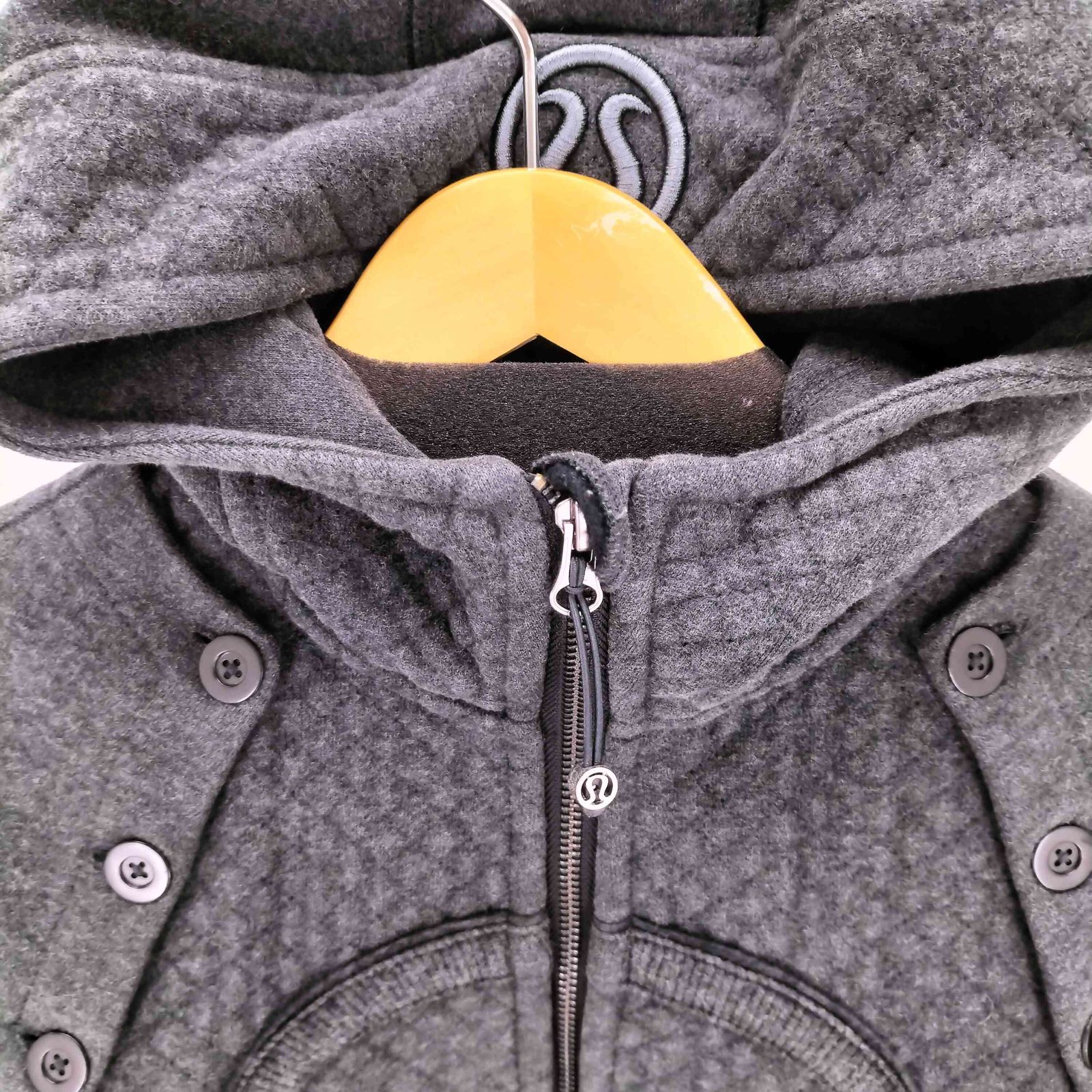  ルルレモン lululemon SPECIAL EDITION ドッキングショルダーサイドリブパーカー レディース US 6 パーカー トップス