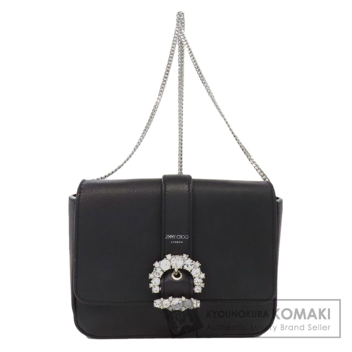 Jimmy Choo ジミーチュウ チェーンショルダー ロゴ ビジュー