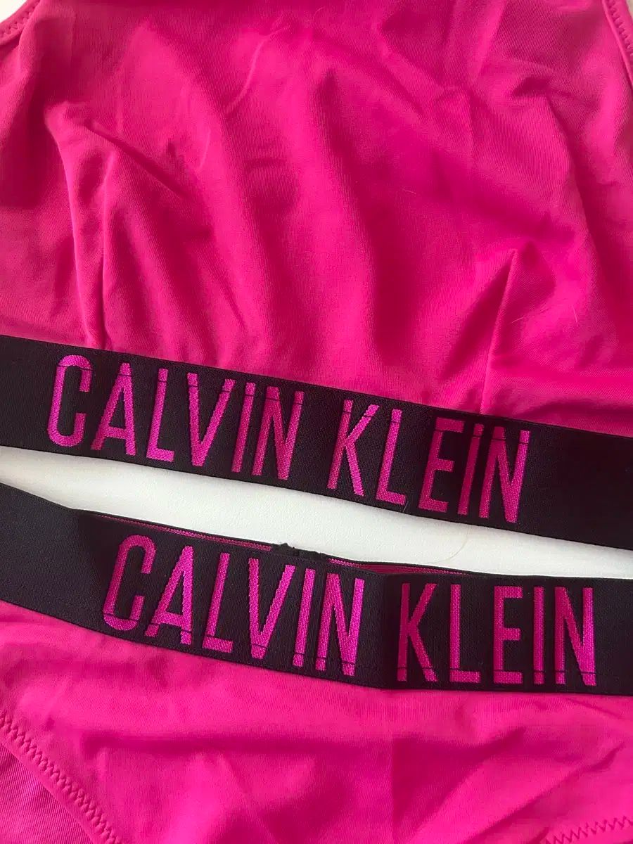 Calvin Klein CK 水着 ビキニ セット ホットピンク S