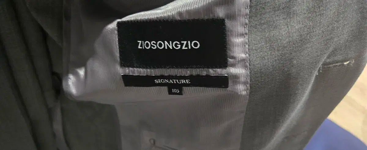 ZIOSONGZIO グレー メンズ スーツ セット 105