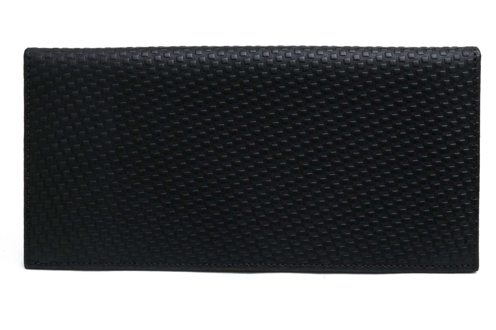 ダンヒル Dunhill 長財布 財布 ウォレット メンズ 男性 男性用 レザー 革 本革 ブラック 黒 L2V312A MICRO D-EIGHT マイクロ ディーエイト シグネチャー柄 小銭入れあり 二つ折り