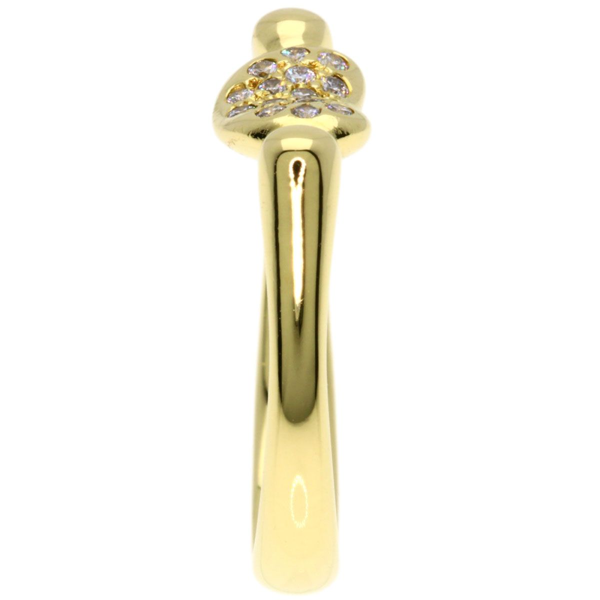 TIFFANY&Co. ティファニー ビーン ダイヤモンド リング・指輪 K18YG