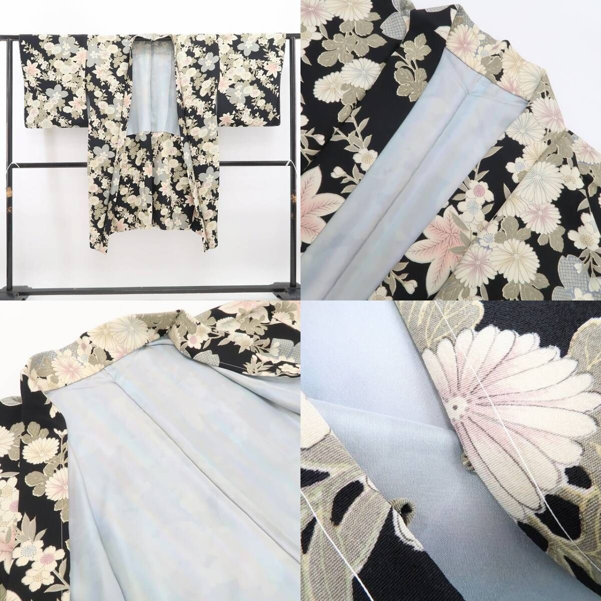 正絹 羽織を重ねてそぞろ歩けば花満開に季節は巡る