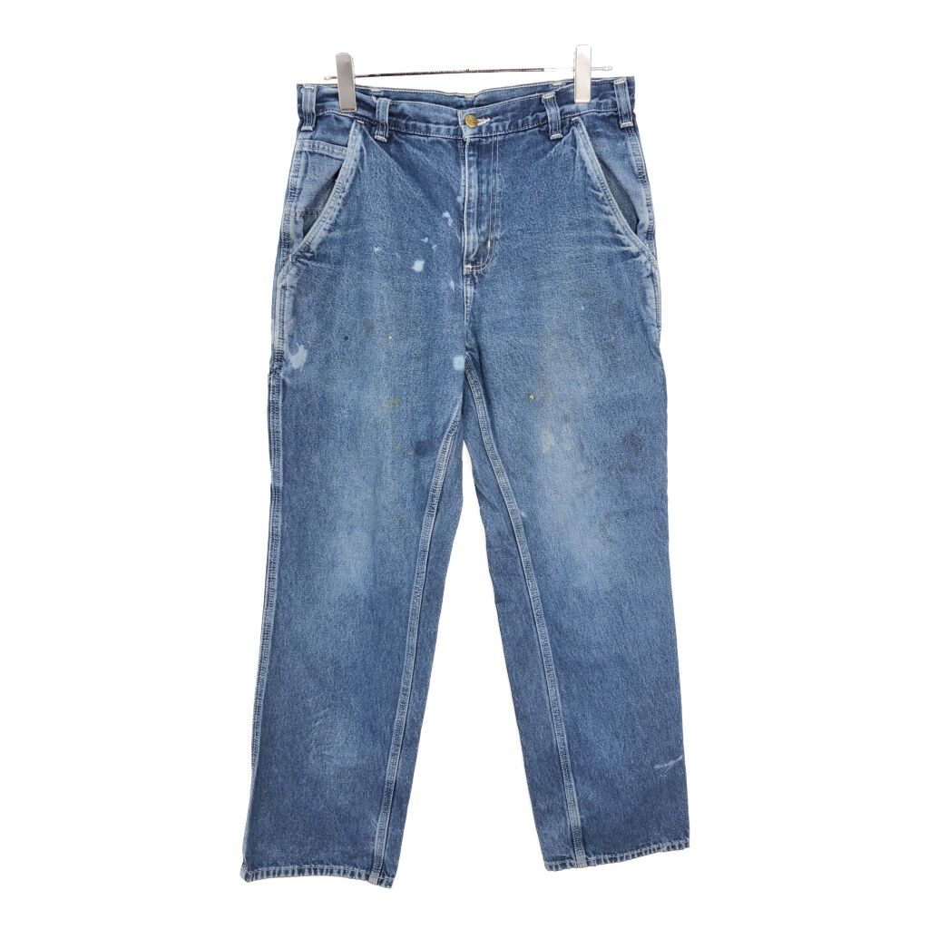 Carhartt カーハート デニム ペインターパンツ ペンキ ブルー メンズ W32 L32 古着 V7528