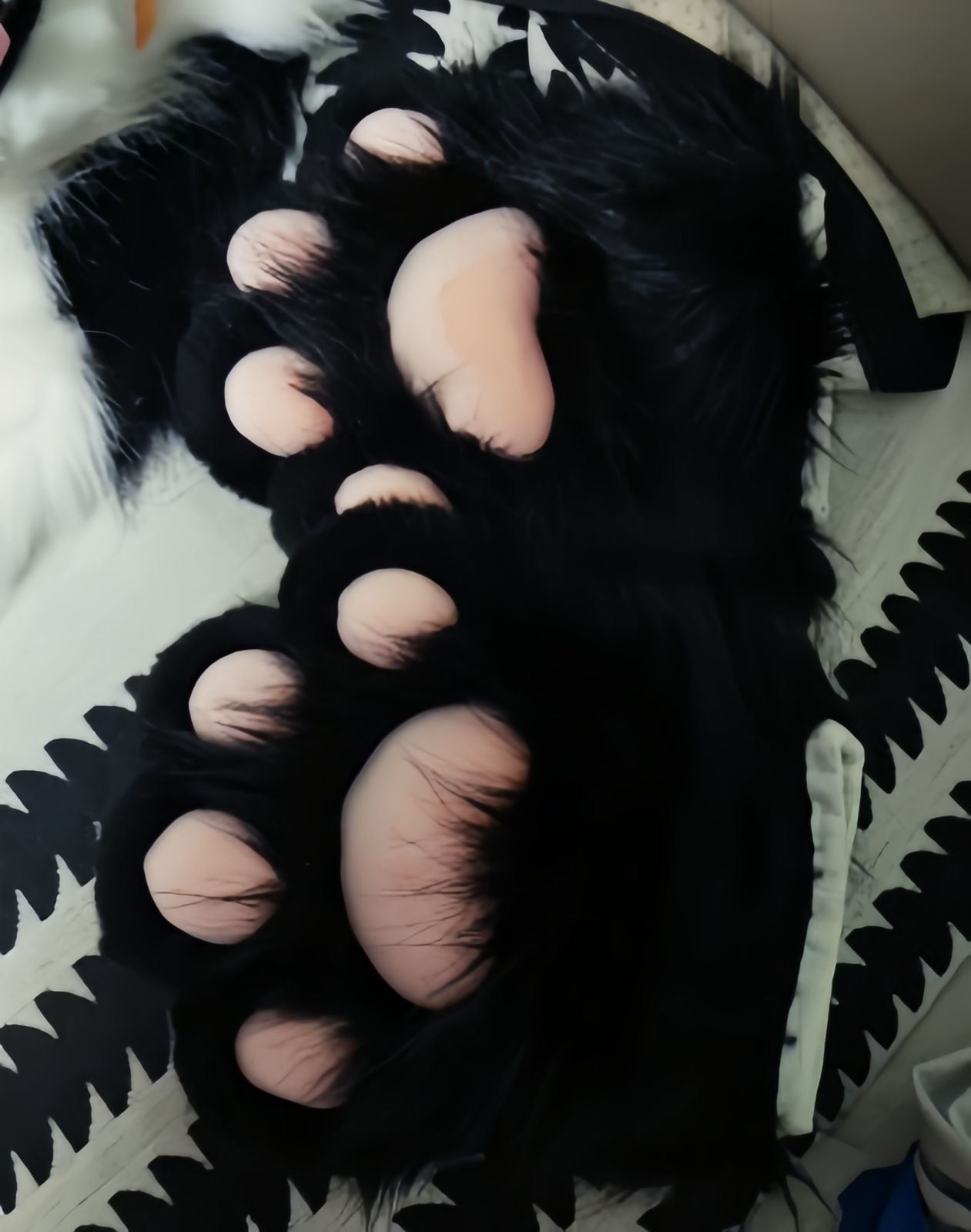 ファースーツ 着ぐるみセット NO 283 ドラゴン ブラック ケモノ 全頭ヘッド ぬいぐるみ コスプレ コスチューム