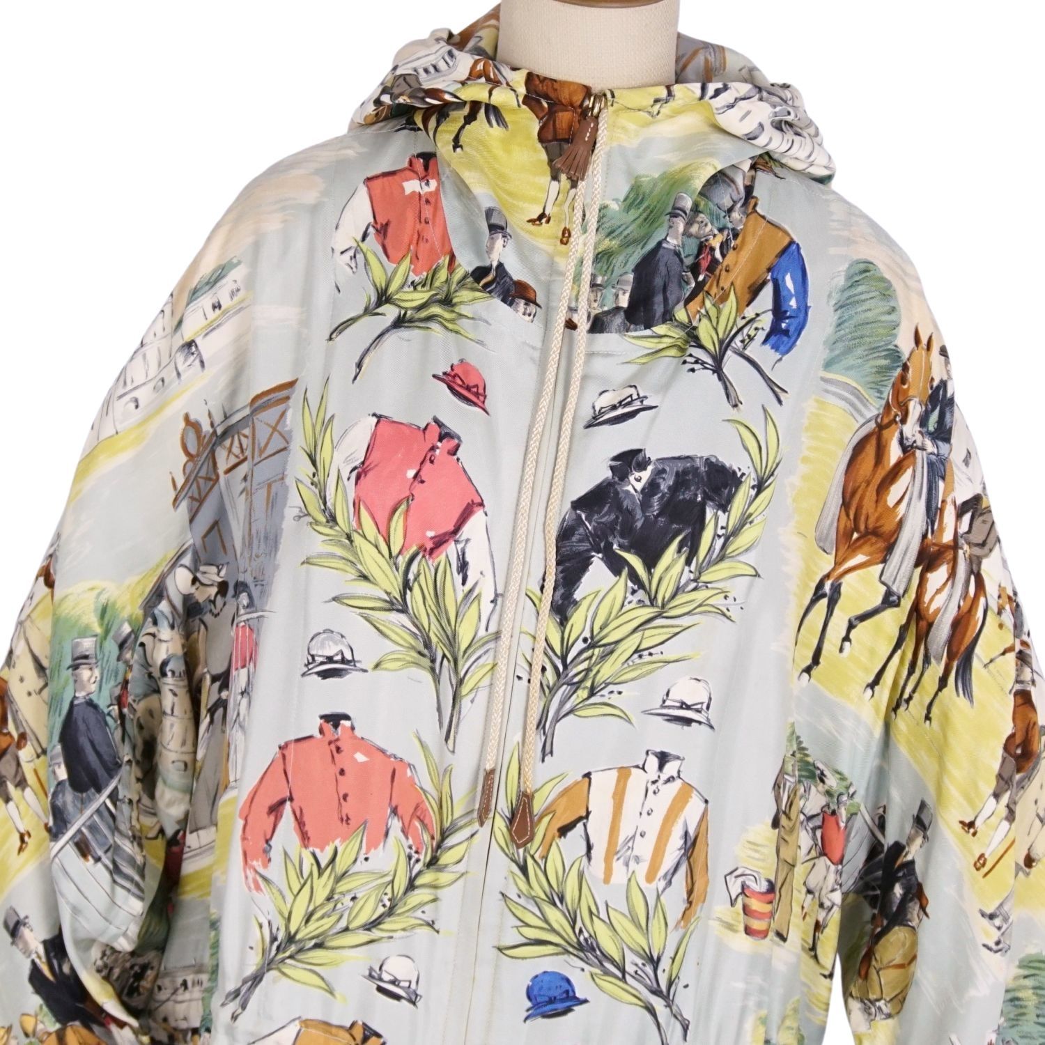 エルメス HERMES フード付きジャケット 今冬大活躍♪】エルメス☆フード付きボンバー風ジャケット (HERMES