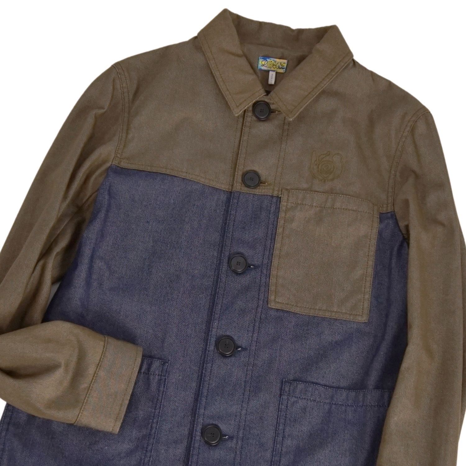 ロエベ LOEWE ジャケット デニムジャケット カバーオール コットン ODELLYA_COM