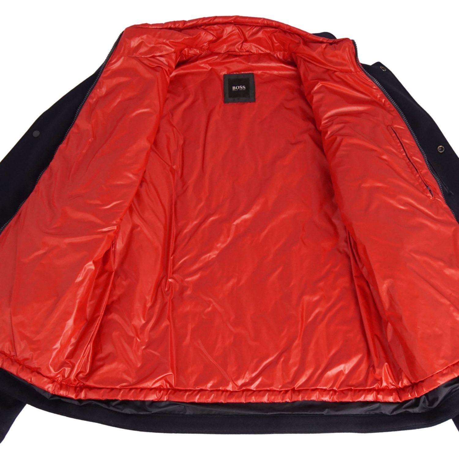 【美品】ヒューゴボスHUGO BOSS　チェスターコート　ライナー付き　赤タグM 未使用 ヒューゴボス HUGO BOSS コート 中綿入りライナー付き ウール