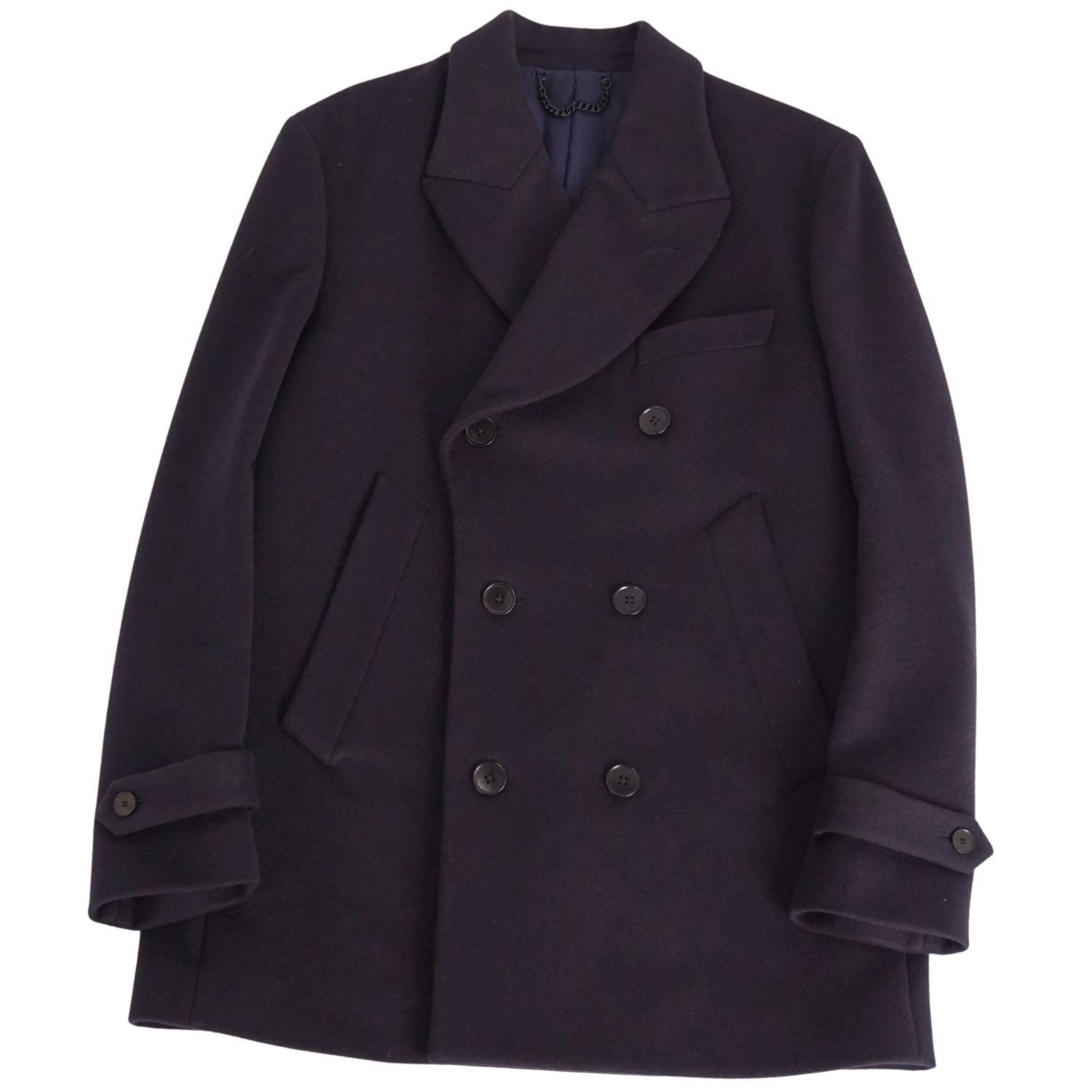 ポールスミス Paul Smith コート ダブルブレスト ウール アウター メ