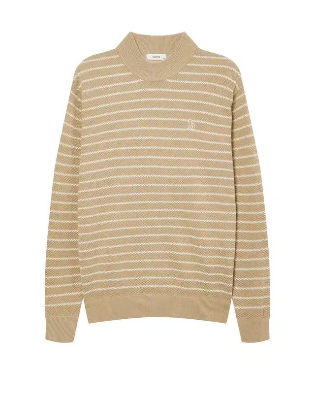 HAZZYS メンズ コットン モクネック ニット 95 100 105 110