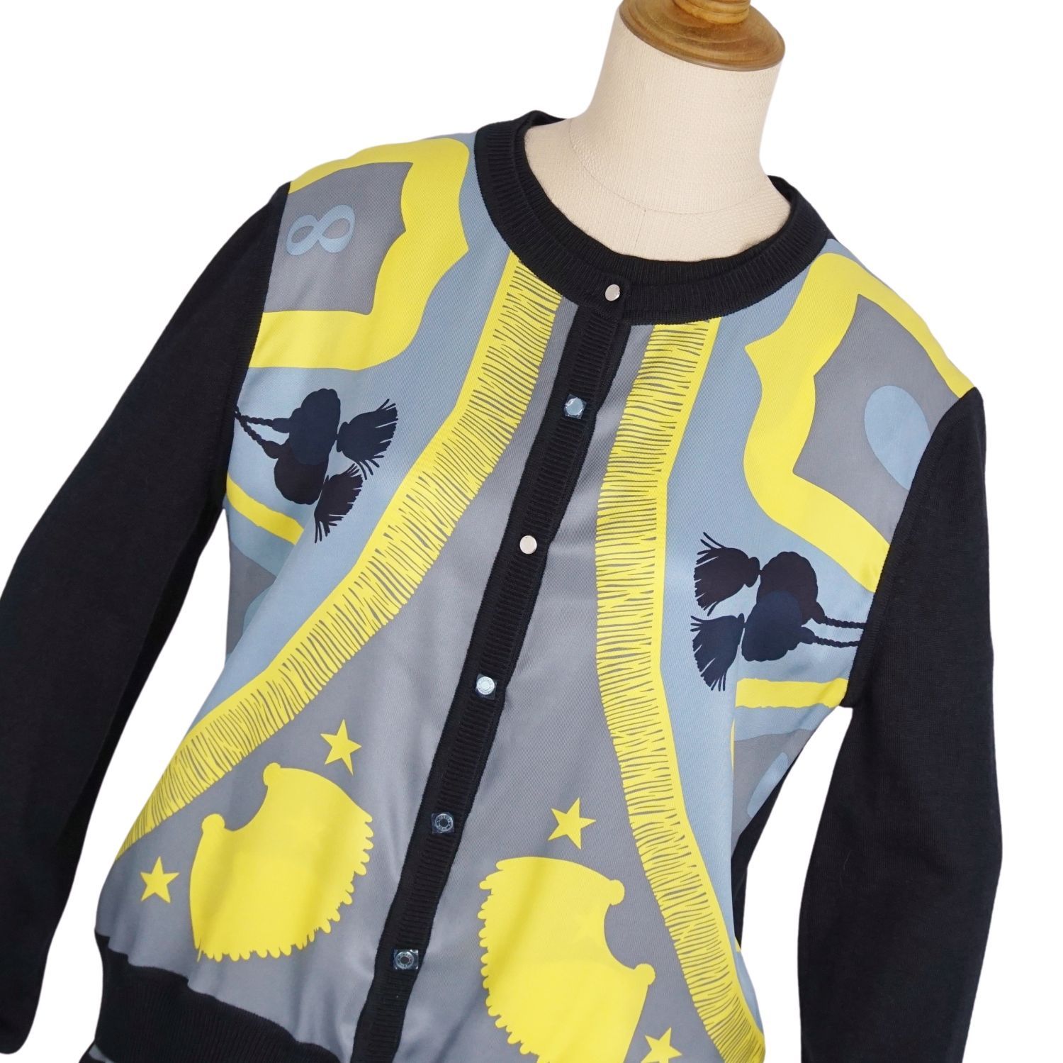 極美品 エルメス HERMES アンサンブル 21SS ニット カーディガン