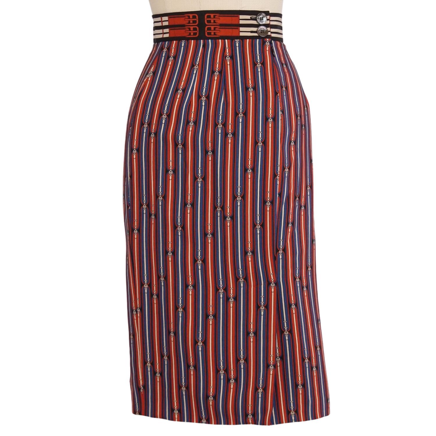 未使用 エルメス HERMES スカート ゴルチエ期 ロングスカート  