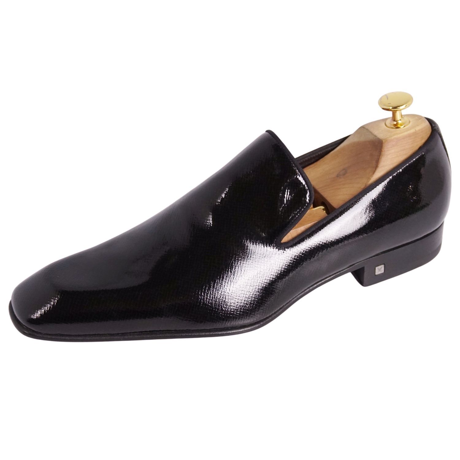 未使用 ルイヴィトン LOUIS VUITTON ローファー スリッポン レザー