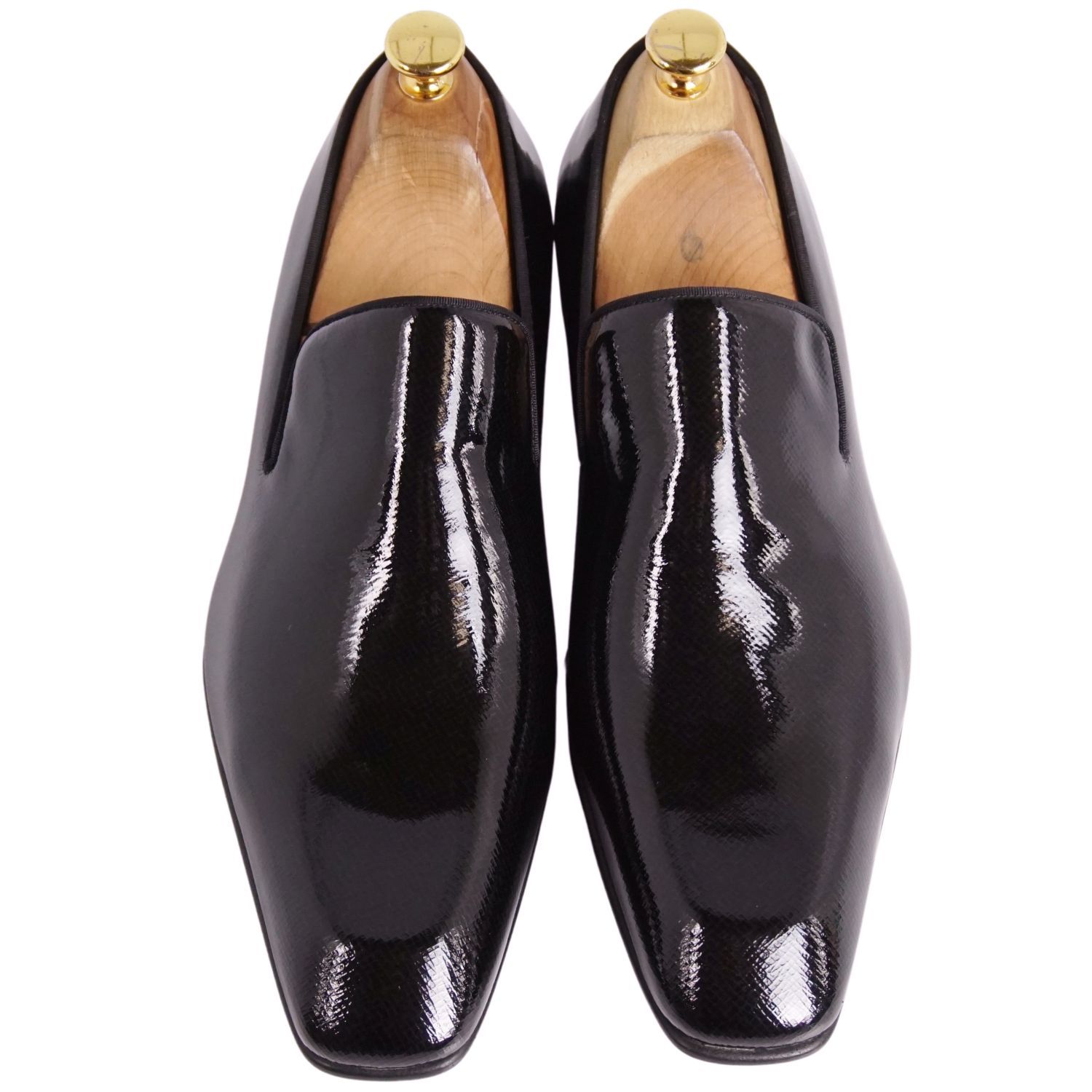 未使用 ルイヴィトン LOUIS VUITTON ローファー スリッポン レザー