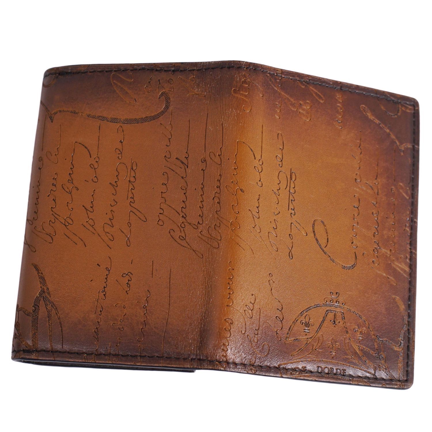 美品 ベルルッティ Berluti 財布 名刺入れ カードケース カリグラフィ