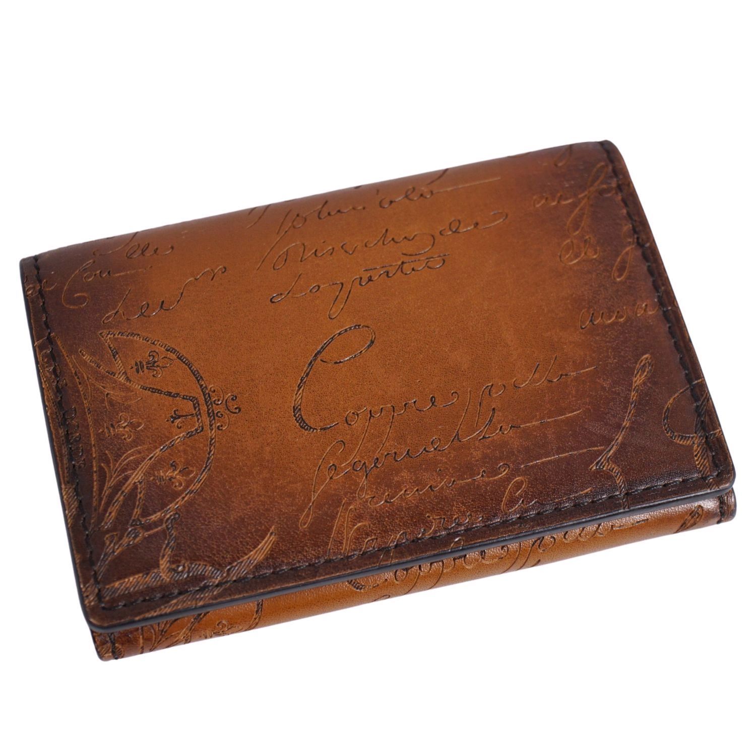 美品 Berluti ベルルッティ カリグラフィ ケース 財布 Berluti ベルルッティ 美品 オールインワン タリ パティーヌ