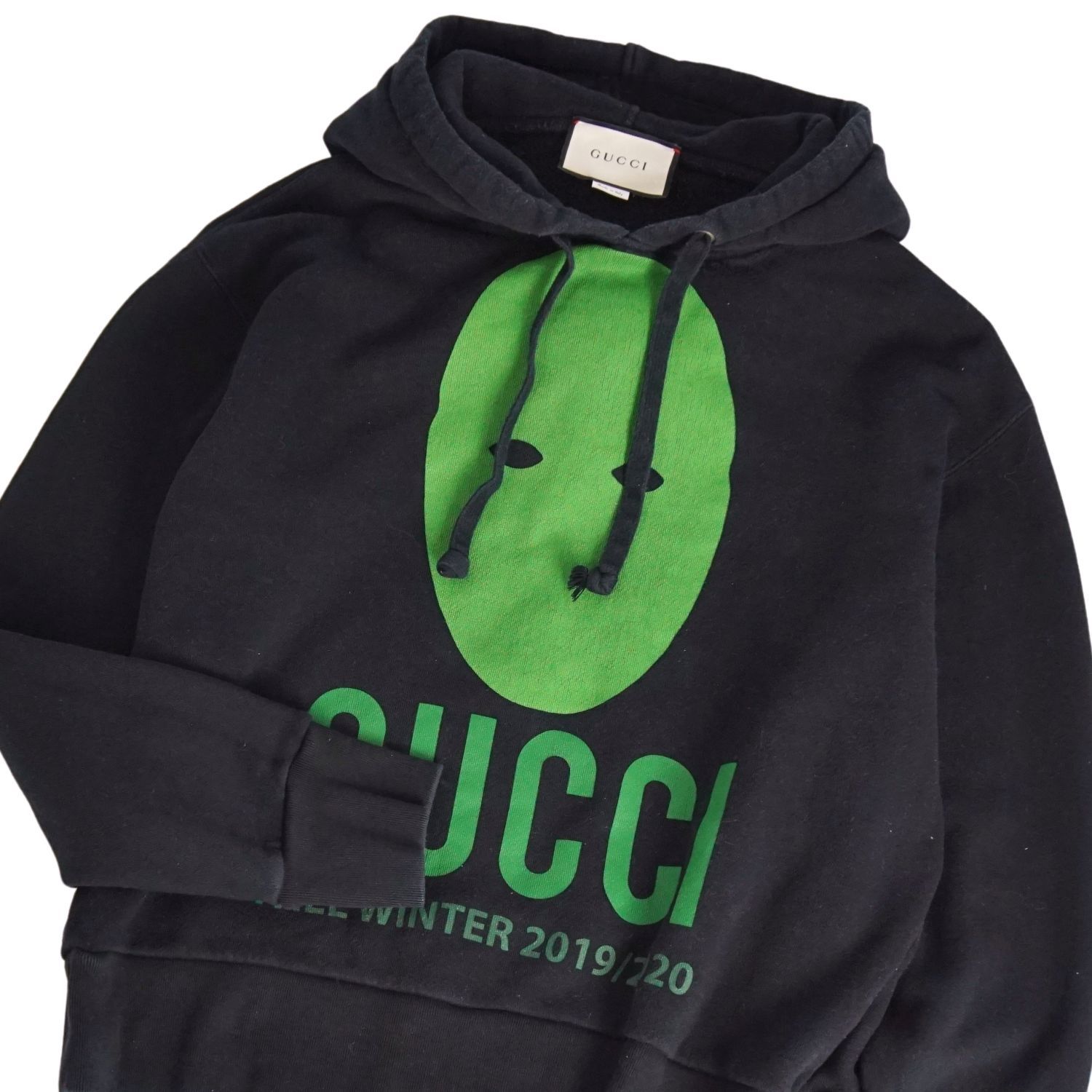 美品 グッチ GUCCI パーカー フーディー スウェット ロングスリーブ 