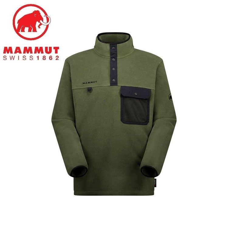 25秋冬マムート MAMMUT メンズ ムーンストーン ハイブリッド ミッドレイヤー プル アジアンフィット 1014-05860 厚手 フリース 防寒 登山 アウトドア キャンプ 防寒
