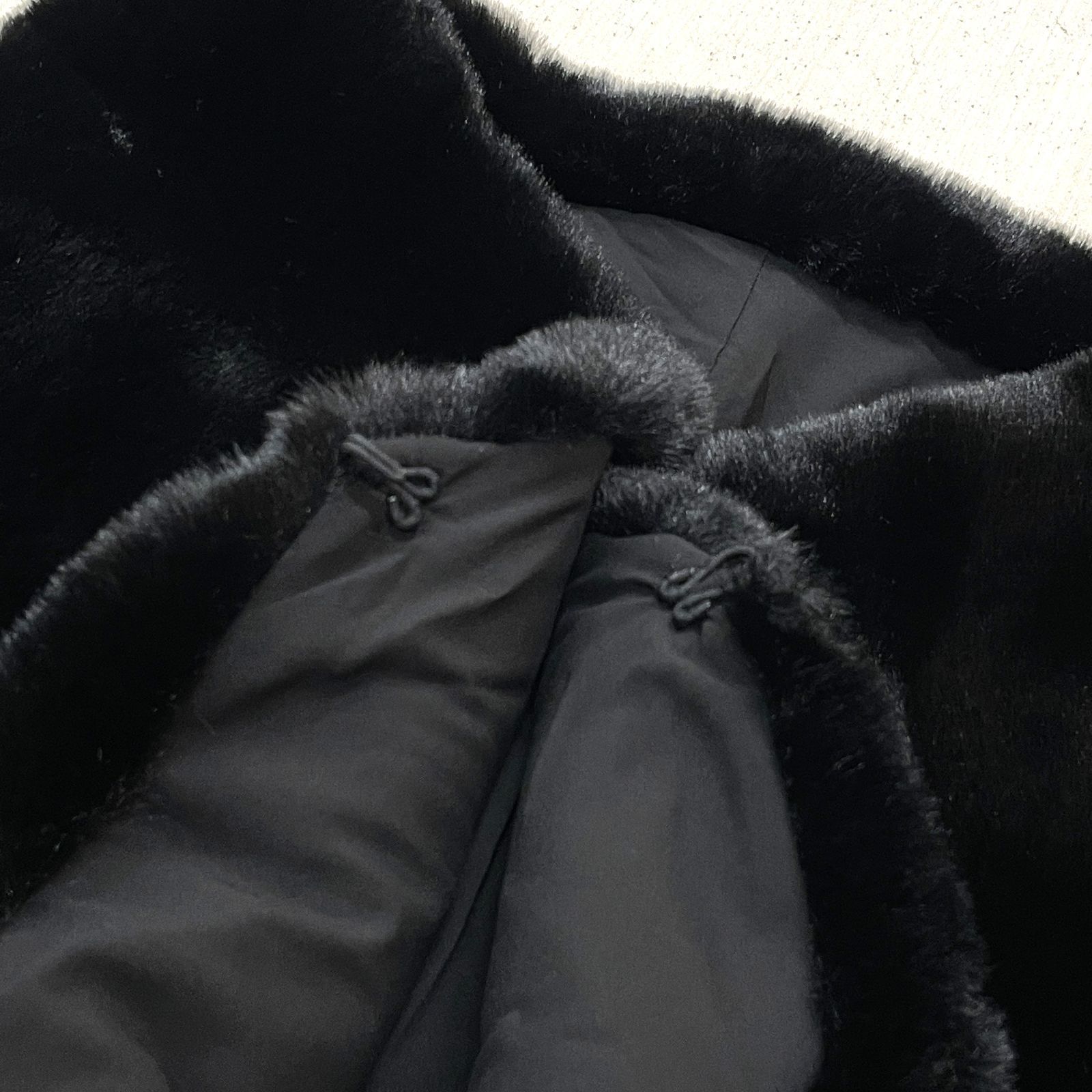 JENNE ジェンヌ リッチボリュームファーケープ F BLK/黒 - メルカリ