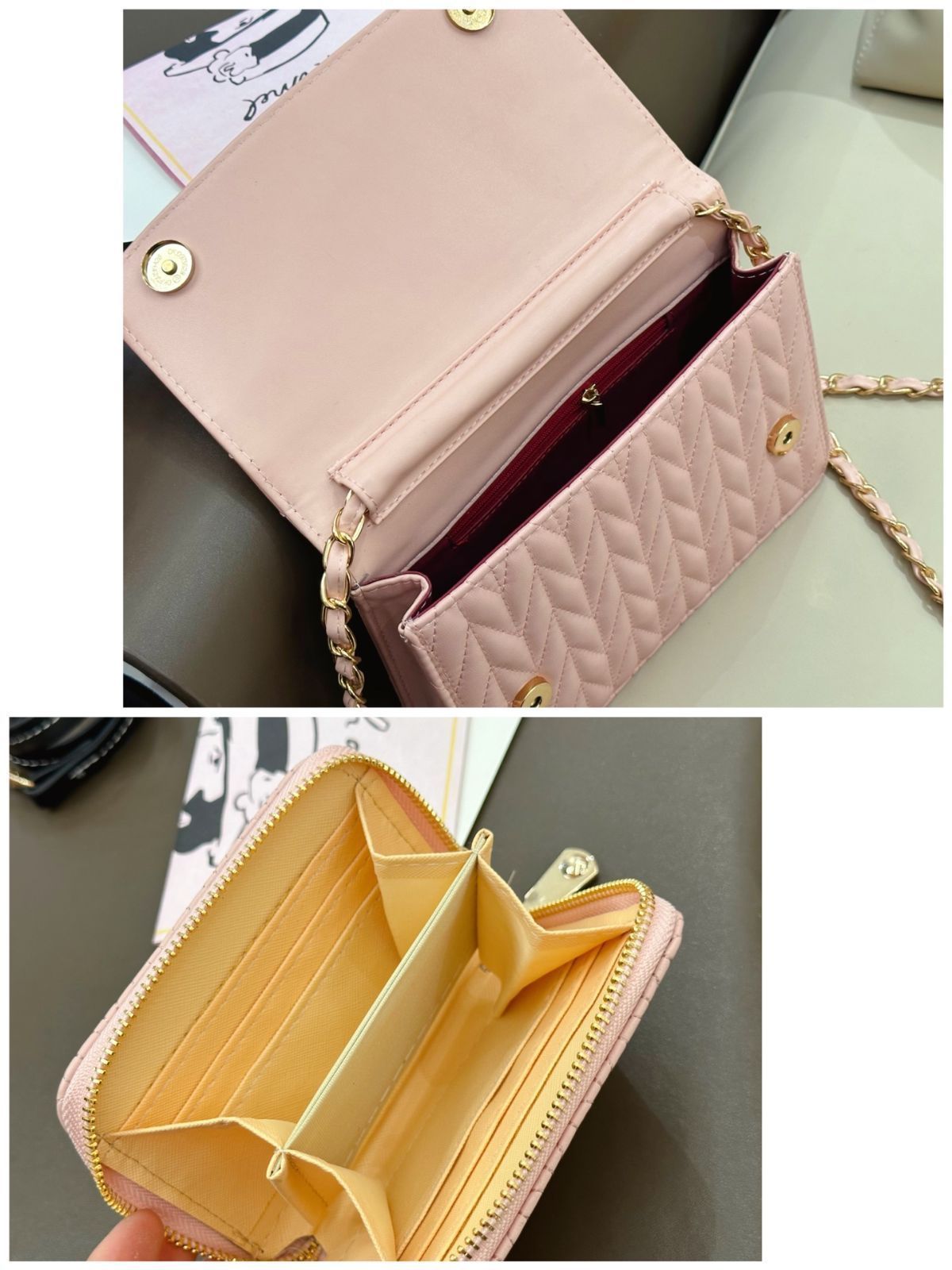 美品☆MIU MIUミュウミュウ ショルダーバッグ 財布 3点セット - メルカリ