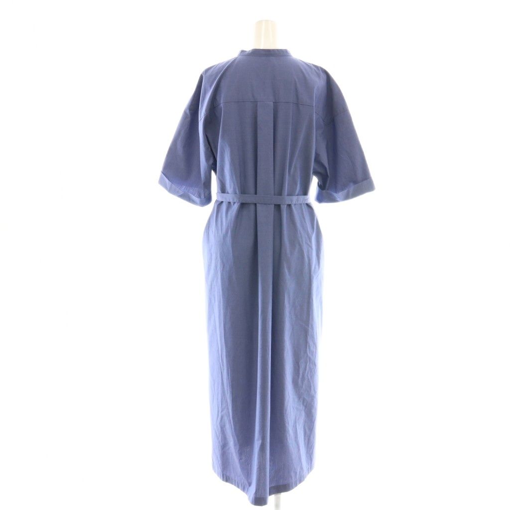 未着用マッキントッシュフィロソフィー　バンドカラーシャツワンピース大きめゆったり マッキントッシュフィロソフィー MACKINTOSH PHILOSOPHY バンドカラー