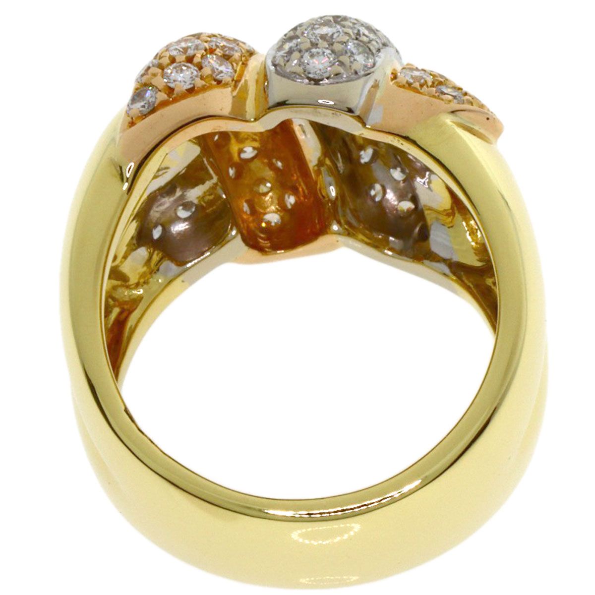 スタージュエリー K18YG ダイヤモンドリング D:0.03ct スタージュエリー K18YG ダイヤモンドリング D:0.03ct スター