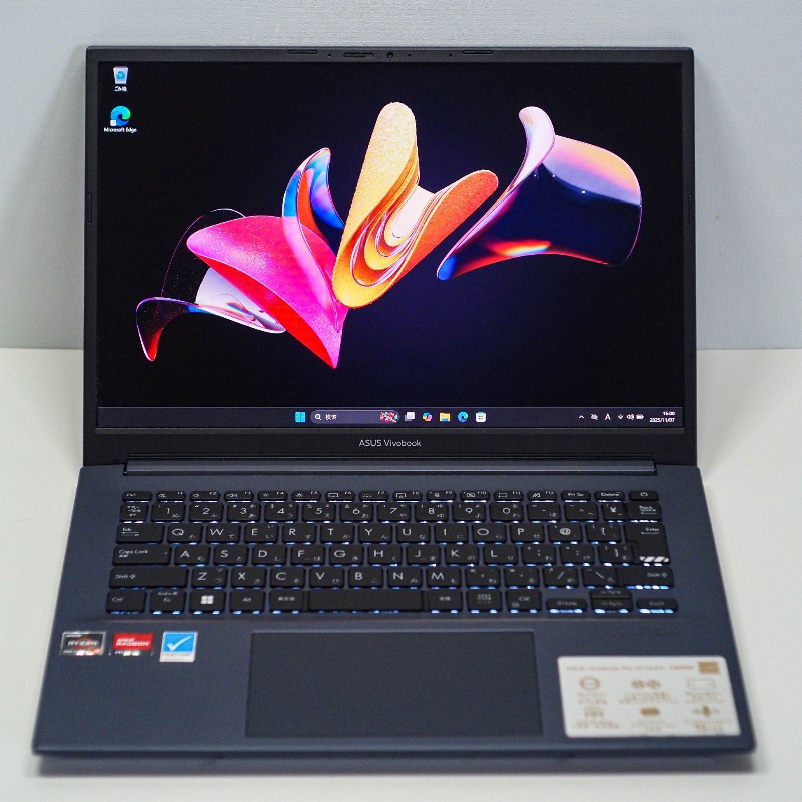 Asus Vivobook Pro 14 OLED Ryzen 9 5900 HX 16 GBメモリ 2 K 90 Hz 整備番号AS 1102