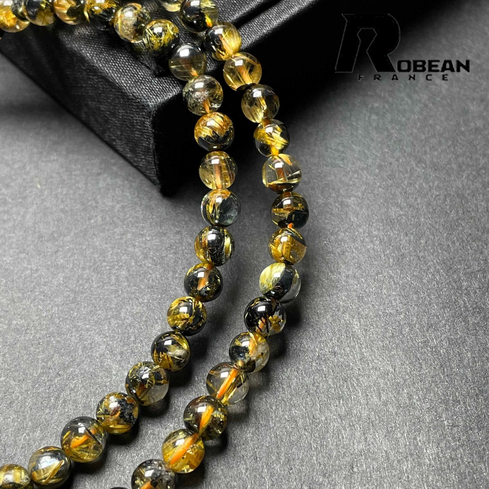 黄金針水晶 金運