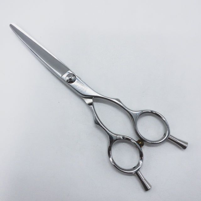 SHEEMA Hi-TEC島理研 R-cut 55Wカーブ シザー メガネ 理容 美容ハサミ 美容師 理容師 右利き 5.5インチ sc1775