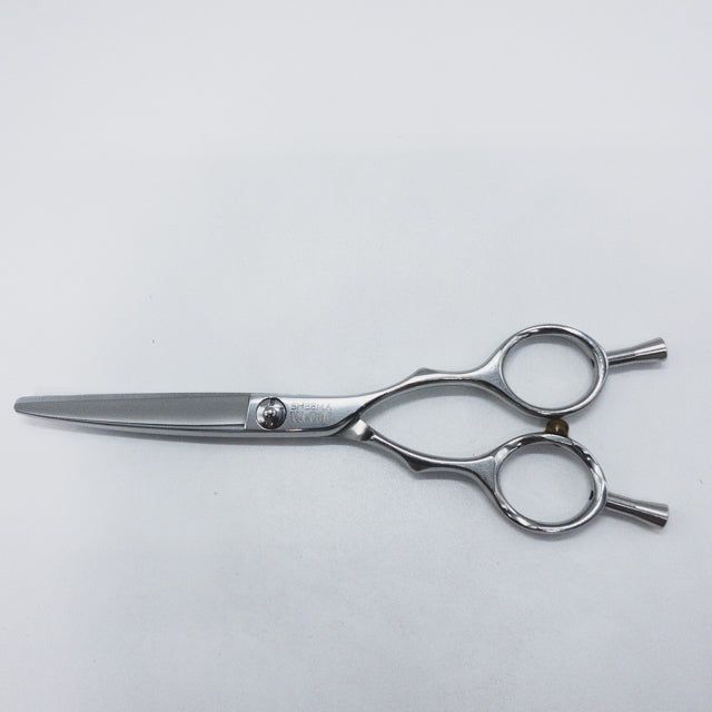 SHEEMA Hi-TEC島理研 R-cut 55Wカーブ シザー メガネ 理容 美容ハサミ 美容師 理容師 右利き 5.5インチ sc1775