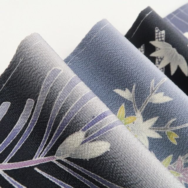 ❁tomihisa❁新品 手描き友禅 茶屋辻 落款 着物“花降る里に心澄ませば