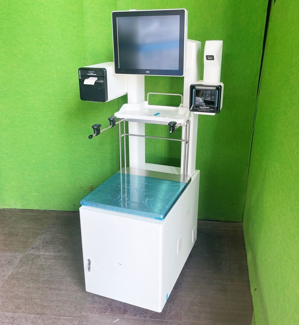 ほぼ未使用品　【東芝テック】キャッシュレス会計専用セルフレジ　SS-N1C　スーパー、ホームセンター、ドラッグストアなど ■C-1557 ほぼ未使用品 【東芝テック】キャッシュレス会計専用セルフレジ SS-N1C