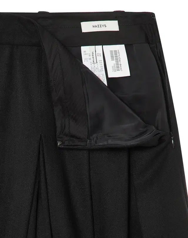 ヘジス プリーツ バミューダ パンツ ブラック 27 28 29