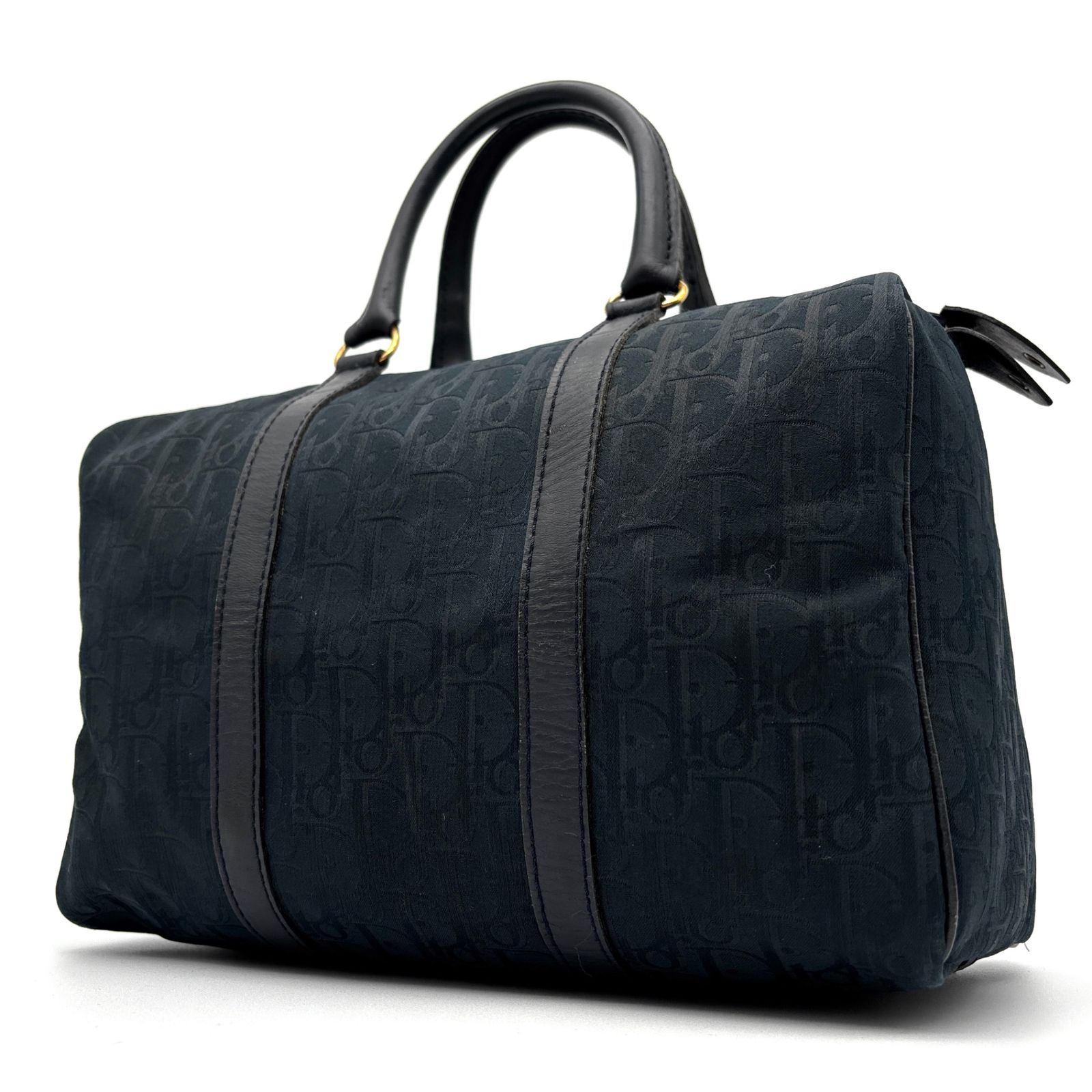 イヴサンローラン ミニボストン カサンドラロゴ ゴールド金具 黒と茶色