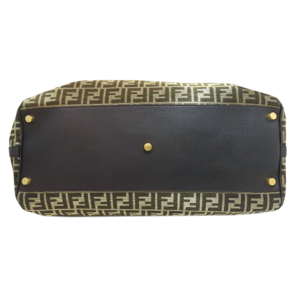 FENDI フェンディ ズッカ柄 2WAY ボストンバッグ PVC レディース [中古