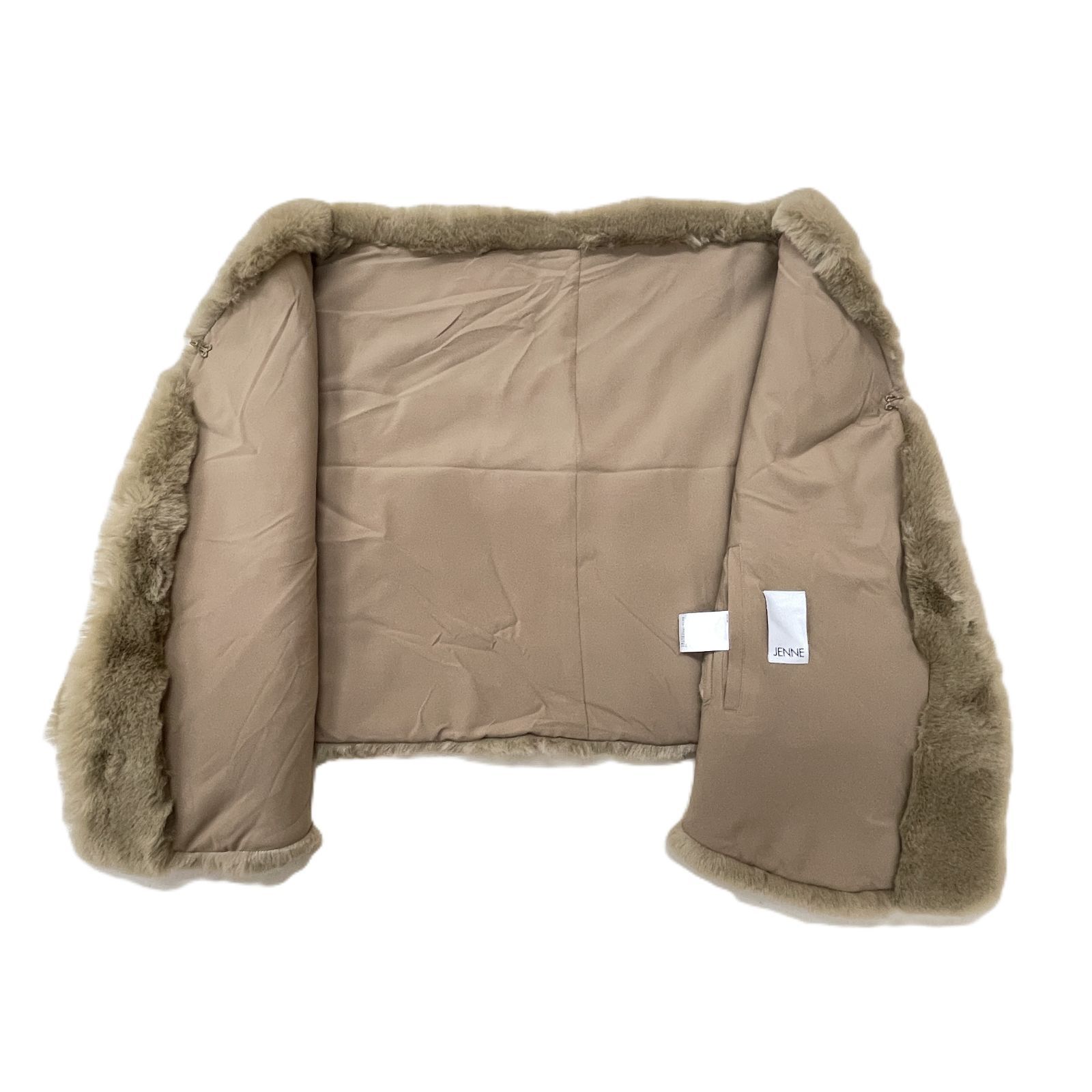 JENNE ジェンヌ リッチボリュームファーケープ F セール BEG/ベージュ
