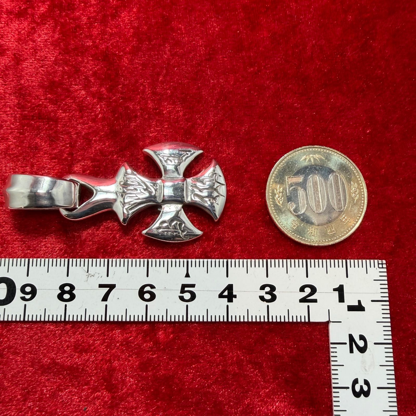  MALIBU CROSS マリブクロス ペンダントトップ 24 9 g ビルウォールレザー Bill Wall Leather その他 アクセサリー