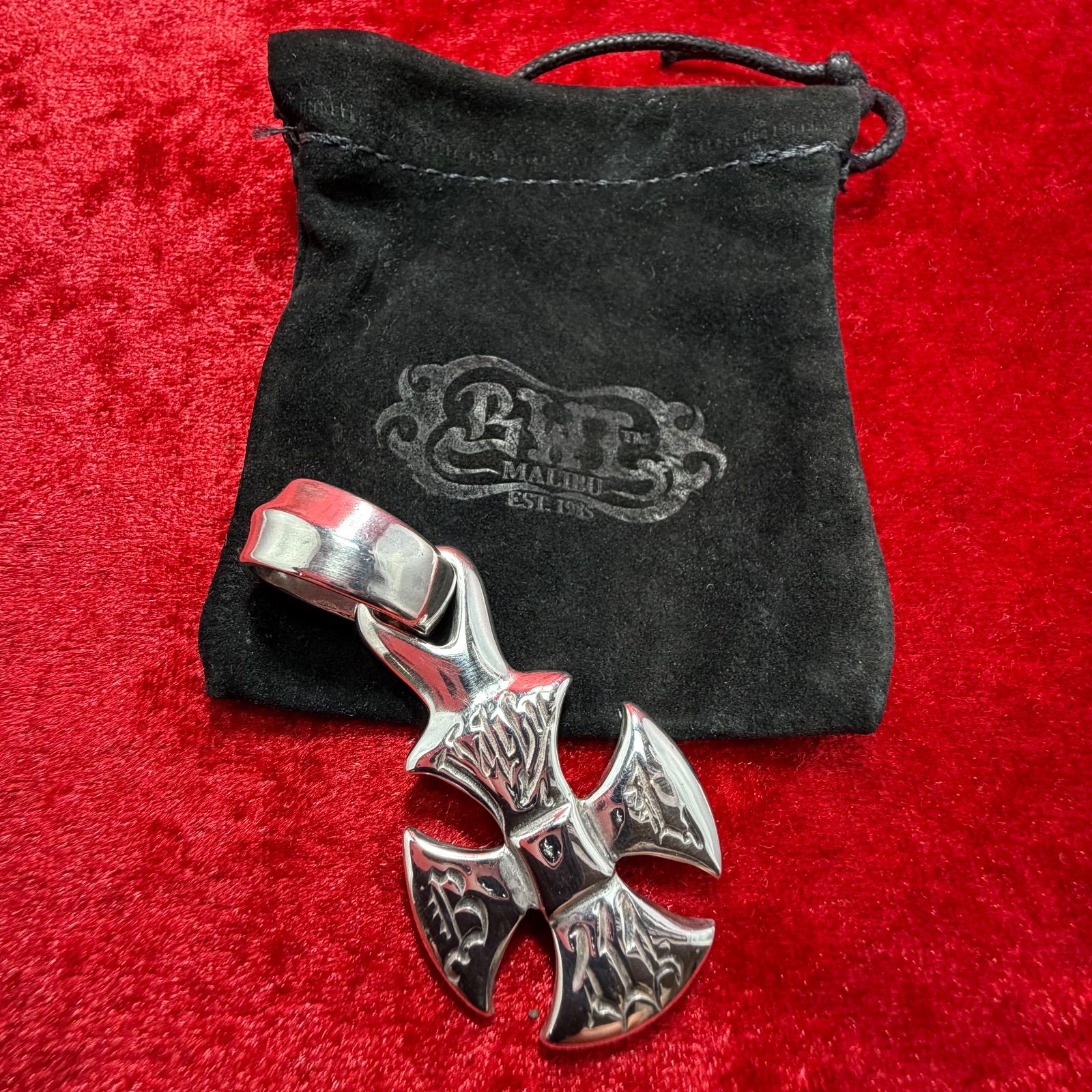 MALIBU CROSS マリブクロス ペンダントトップ 24.9g ビルウォールレザー Bill Wall Leather