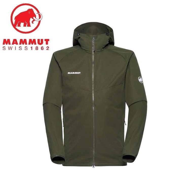 25秋冬 マムート MAMMUT メンズ グラナイト ソフトシェル フーデッド ジャケット アジアンフィット 1011-00323 旧 1011-00322 アウトドア 登山 キャンプ 撥水 ジャケット ウィンドブレーカー パーカー