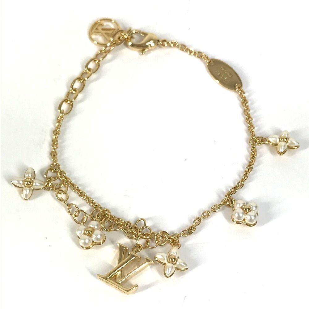 LOUIS VUITTON ルイヴィトン ブレスレット ブレスレット･LV フローラグラム M 0940 A メタル ブロン ゴールド