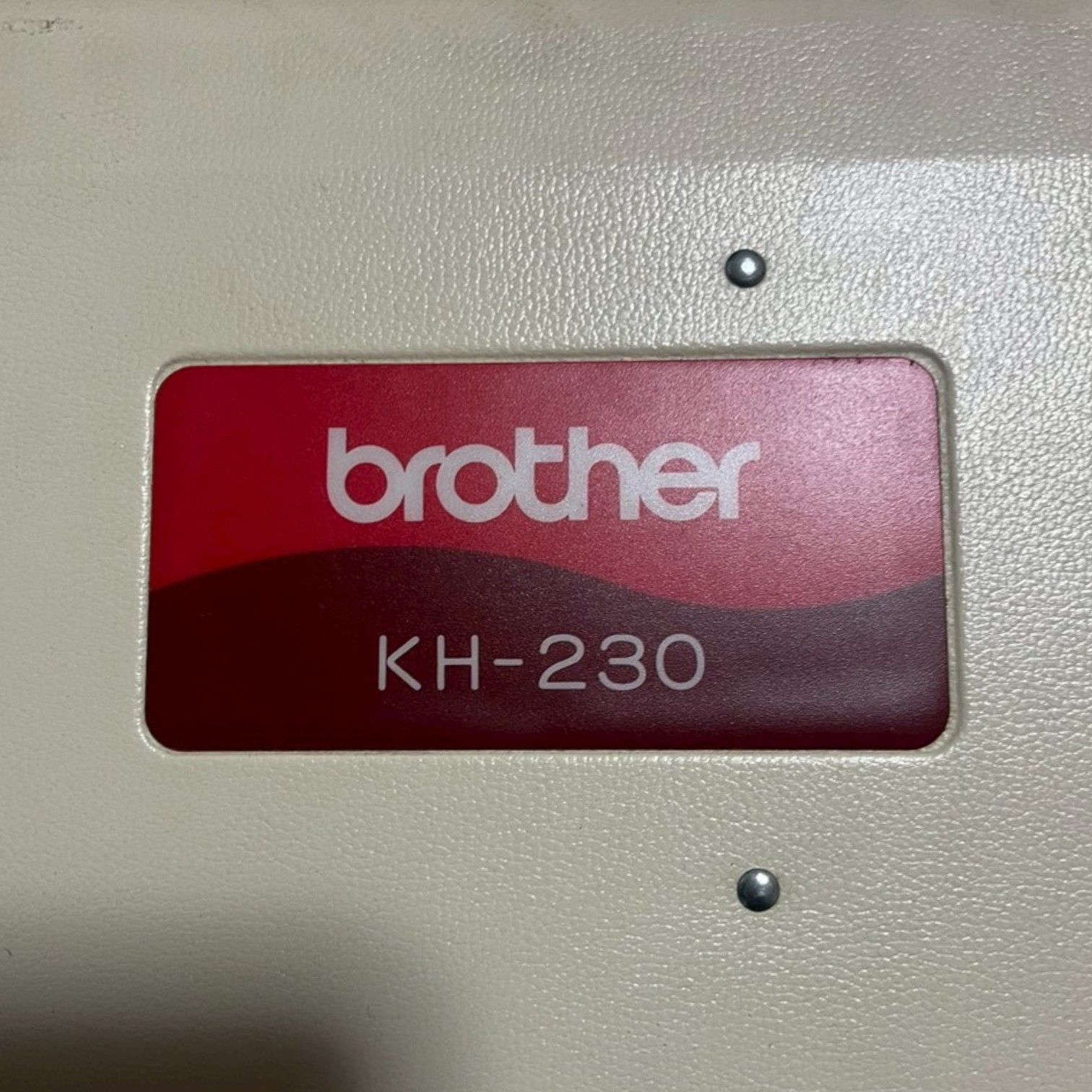 brother KH-230 編み機 ブラザー 太糸編機 昭和 レトロ 9.0mm ニット