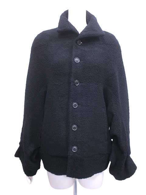 LIMI feu Yohji Yamamoto リミフゥ ヨウジヤマモト コート レディース ブラック ウール混 LA-T41-143 サイズ2S13_s13