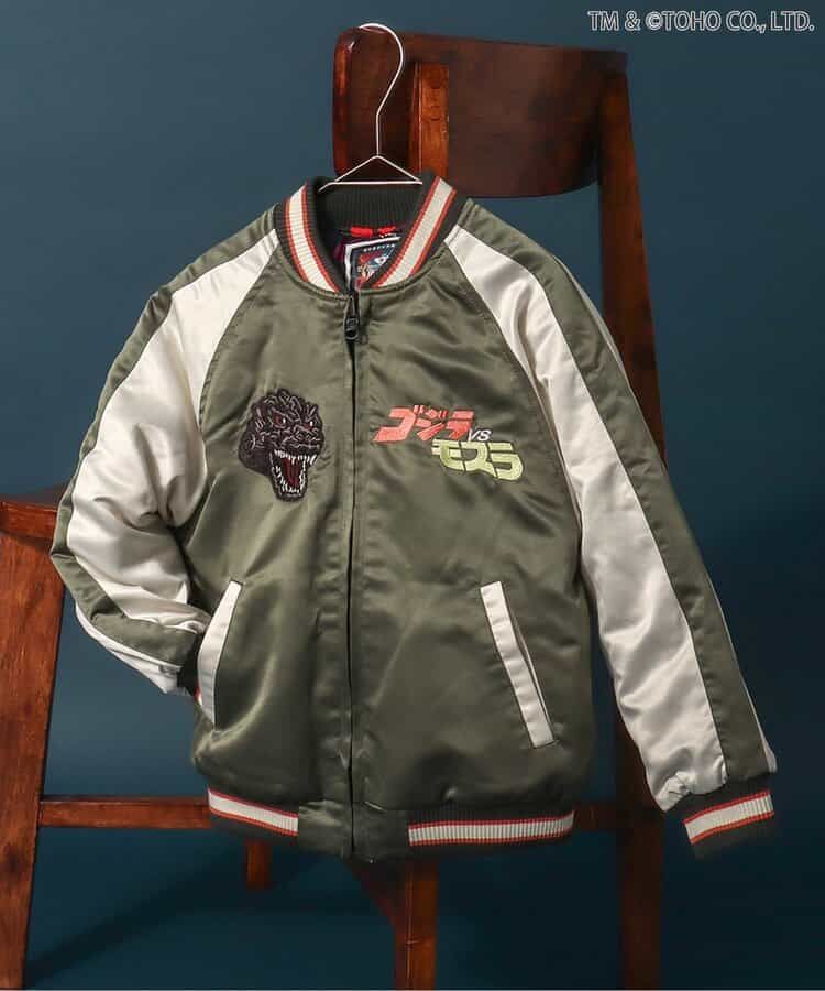 BREEZE ゴジラvsリバーシブルスカジャン j 502955