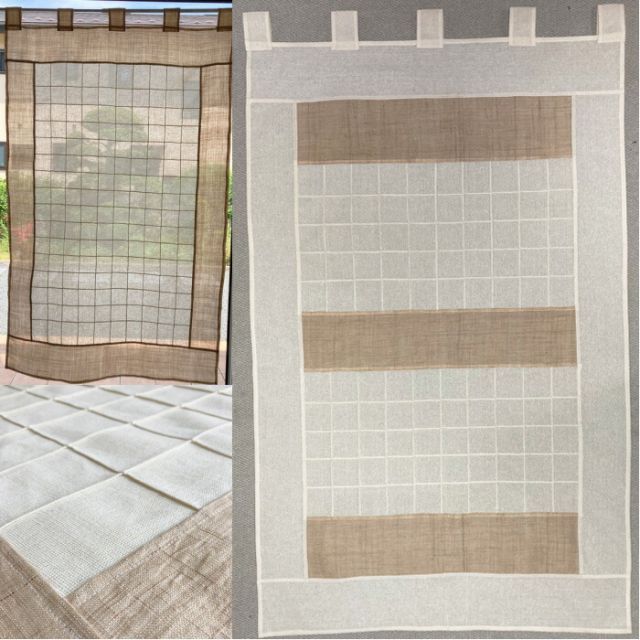 韓国麻のれん 暖簾 連 noren-5-s ギフト お土産 のれん 目隠し カーテン ロールカーテン
