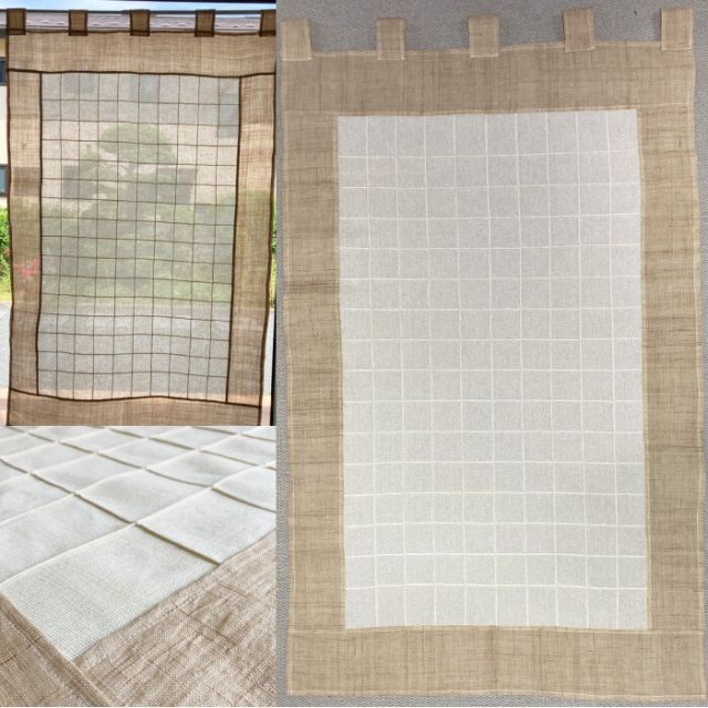 韓国麻のれん 暖簾 囲み noren-6-s ギフト お土産 のれん 目隠し カーテン ロールカーテン