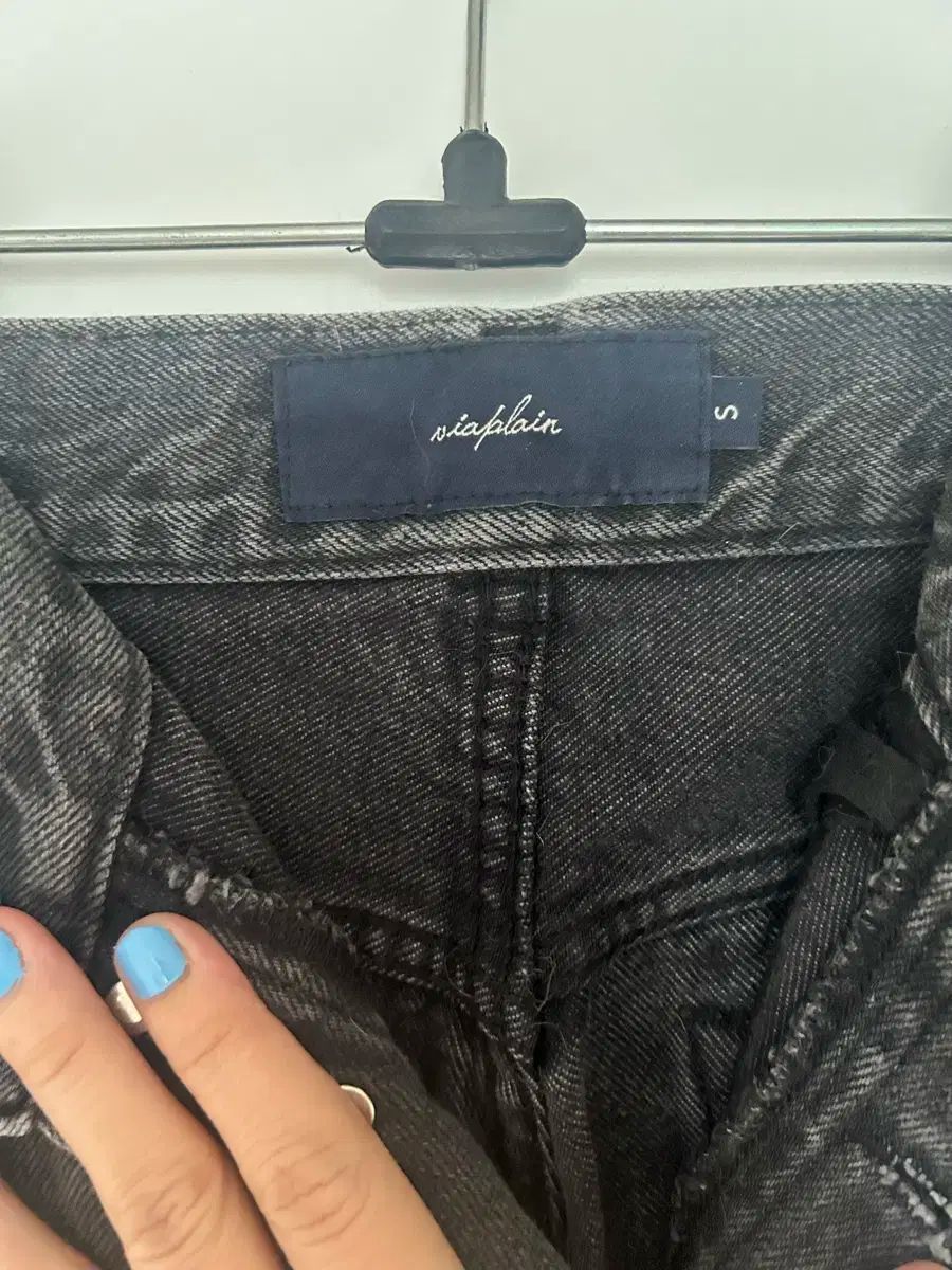 ビアプレーン ブラックデニム デニム s